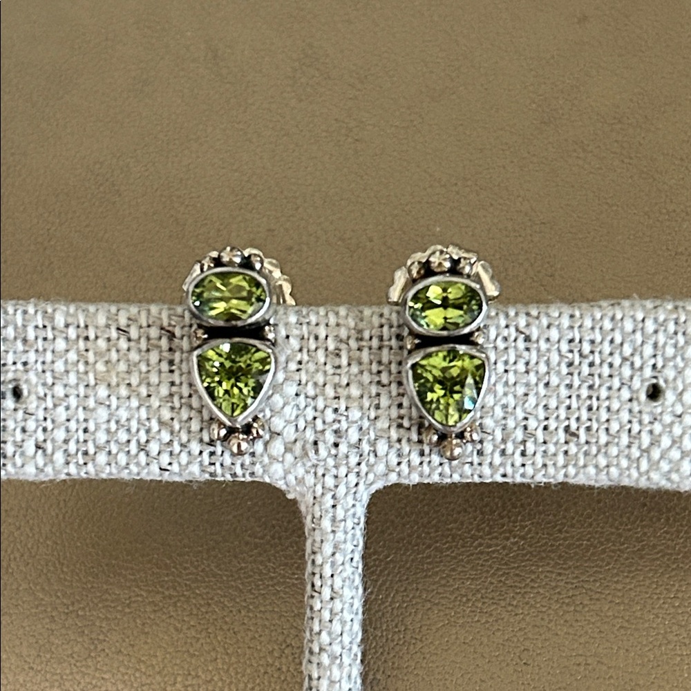 Peridot Sterling Earrings